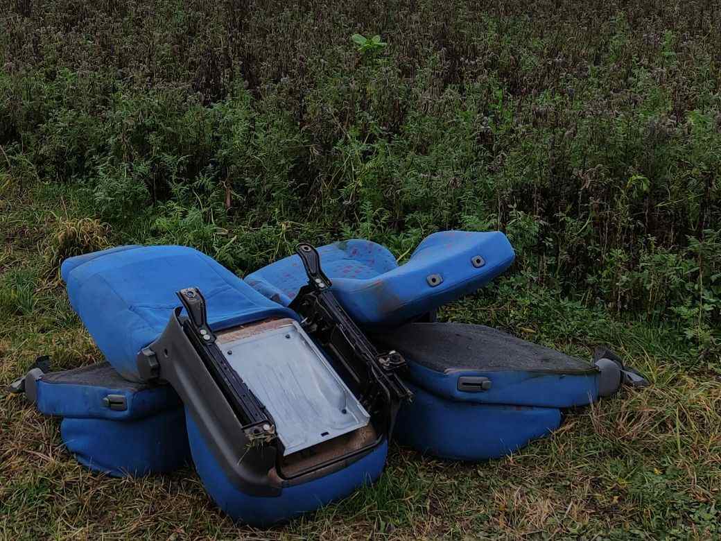 Wilde Müllablagerung im Bachgau