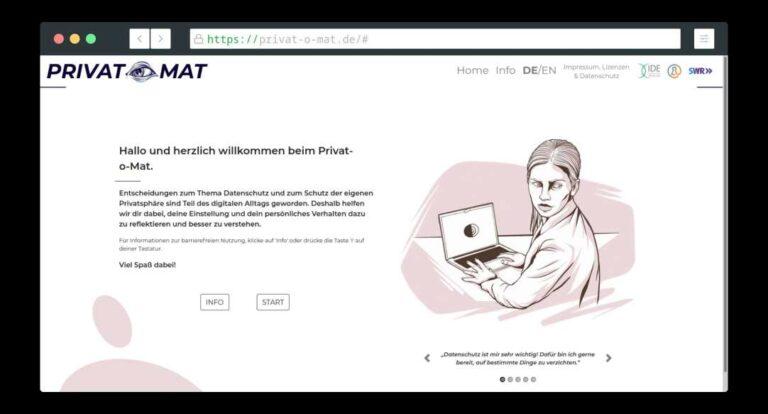 Privat-o-Mat, Der Privatsphäre Check