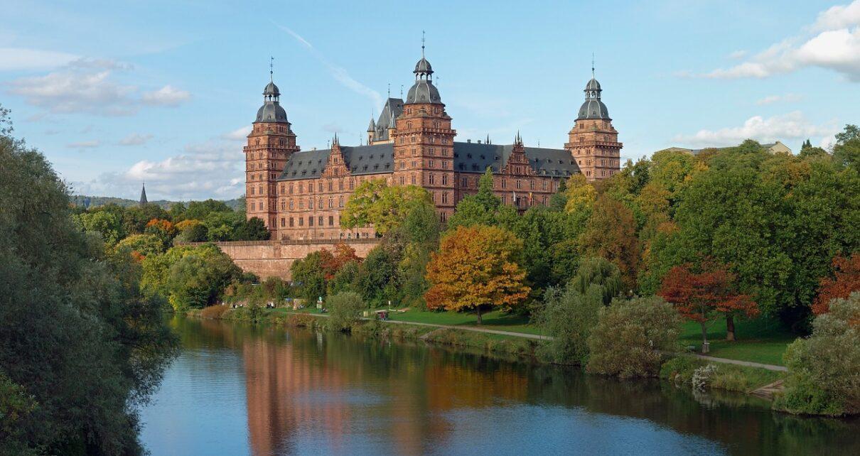 Blick auf das Aschaffenburger Schloß