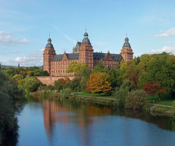 Blick auf das Aschaffenburger Schloß