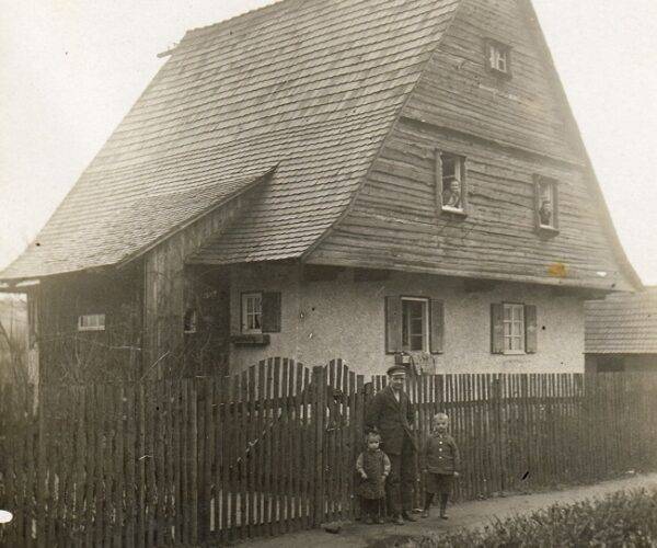 Obernauer Kolonie, Dankwartstraße (Stadt- und Stiftsarchiv Aschaffenburg, MTS Sammlung Röser)