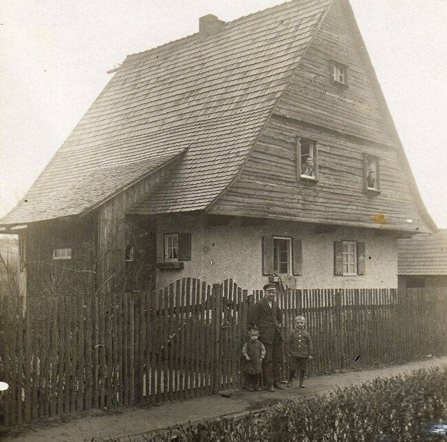 Obernauer Kolonie, Dankwartstraße (Stadt- und Stiftsarchiv Aschaffenburg, MTS Sammlung Röser)