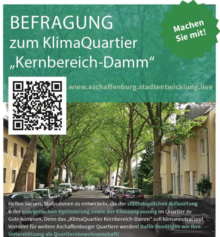 KlimaQuartier „Kernbereich-Damm“ – Umfrage gestartet