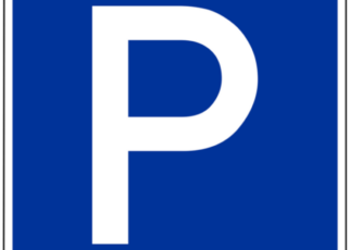 Parkplatzschild