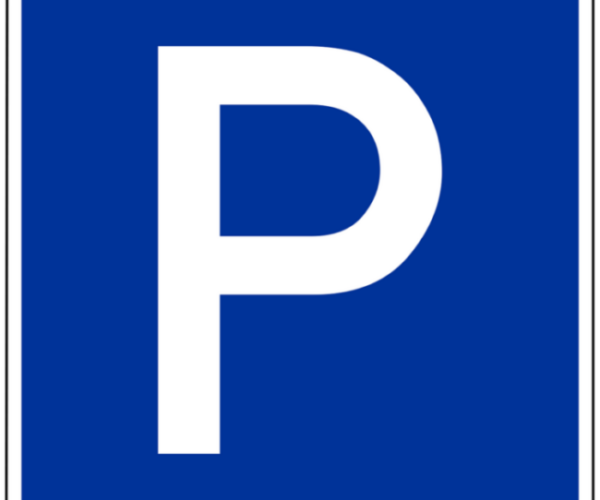 Parkplatzschild