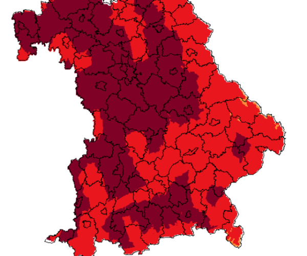 Waldbrandindex-Unterfranken.