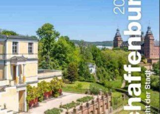 Cover Jahresbericht der Stadt Aschaffenburg mit Bild Pompejanum und Schloss Johannisburg