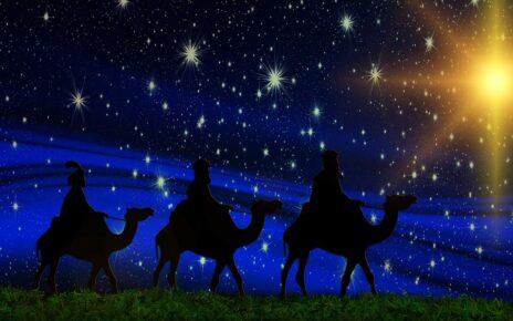 3 Kabelreiter folgen dem Stern von Bethlehem