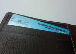 Geldbörse mit Gesundheitskarte