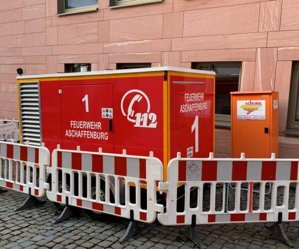 Notstromaggregat der Feuerwehr