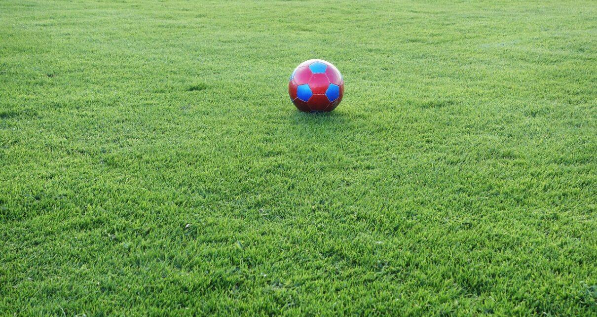 Rasen mit Ball