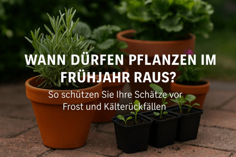 Wann dürfen Pflanzen im Frühjahr raus?
