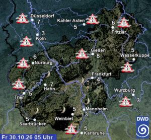 Wetter im Bachgau am Freitag, 30. Oktober: Nach Nebel viel Sonne