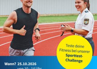 Plakat Sporttest-Challenge Hösbach