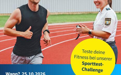 Plakat Sporttest-Challenge Hösbach