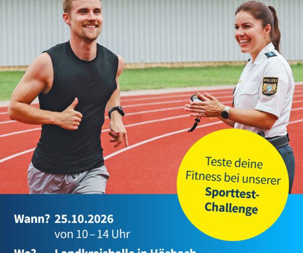 Plakat Sporttest-Challenge Hösbach